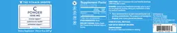 Label for C Powder 1000 mg