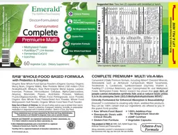 Label for CoEnzymated Complete Premium+Multi 2 Daily