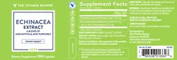 Label for Echinacea Extract