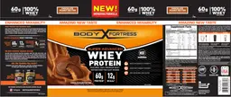 Label for Super Advanced Whey Protein Chocolate Peanut Butter