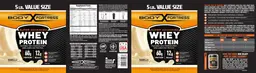Label for Super Advanced Whey Protein Vanilla