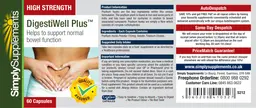 Label for DigestiWell Plus