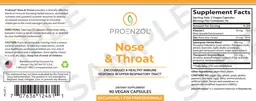 Label for Nose & Throat