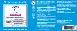Label for Liquid C 310 mg Mixed Berry