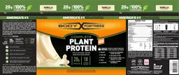 Label for Complete Plant Protein Vanilla