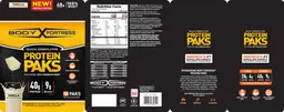 Label for Protein Paks Vanilla