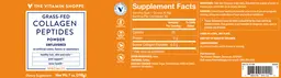 Label for Collagen Peptides Powder Unflavored