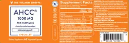 Label for AHCC 1000 mg