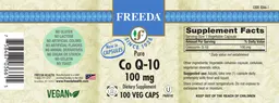 Label for Pure Co Q-10 100 mg