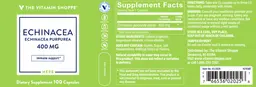 Label for Echinacea 400 mg