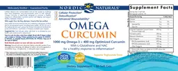 Label for Omega Curcumin