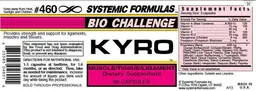 Label for KYRO Muscle/Tissue/Ligament