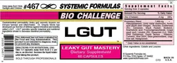 Label for LGLUT Leaky Gut Mastery