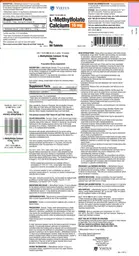 Label for L-Methylfolate Calcium 15 mg