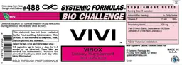 Label for VIVI Virox