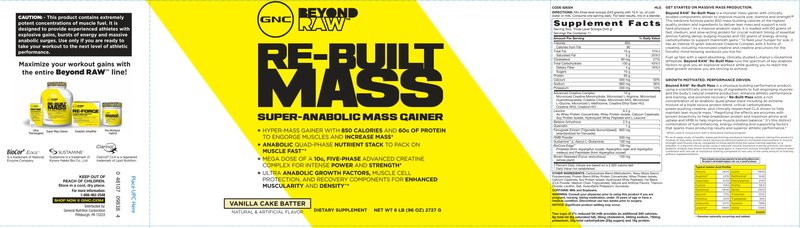 Re-Built Mass Vanilla Cake Batter