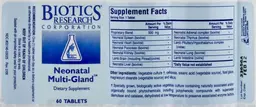 Label for Neonatal Multi-Gland