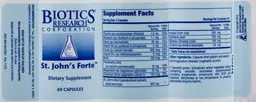 Label for St. John's Forte