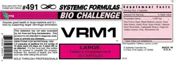 Label for VRM1 Large