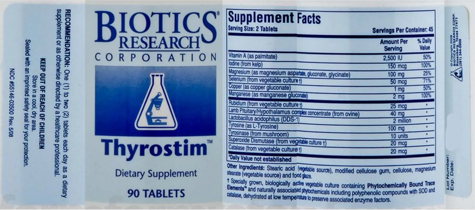 Label for Thyrostim