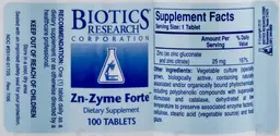 Label for Zn-Zyme Forte