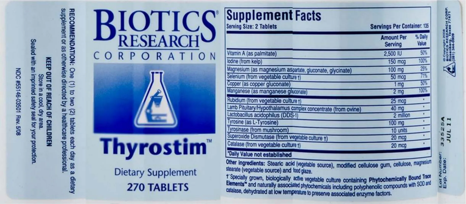 Label for Thyrostim