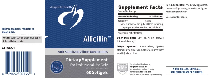 Label for Allicillin