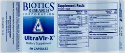 Label for UltraVir-X