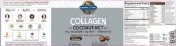 Label for Grass Fed Collagen Coconut MCT Chocolate