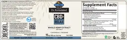 Label for CBD+ Relax Softgels