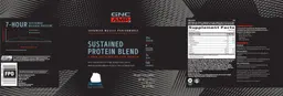 Label for Sustained Protein Blend Confetti Cake