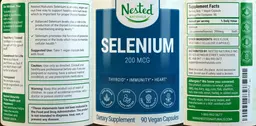 Label for Selenium 200 mcg
