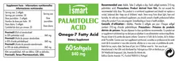 Label for Palmitoleic Acid 840 mg