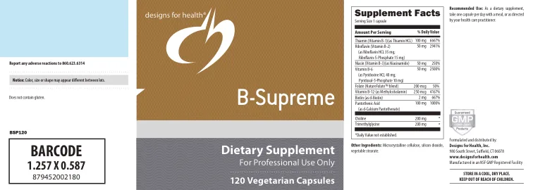 Label for B-Supreme