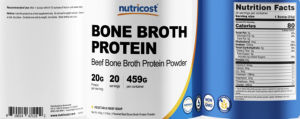Bone Broth Protein 20 g Vegetable Beef S