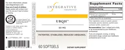 Label for UBQH 50 mg