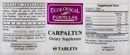 Label for Carpaltun