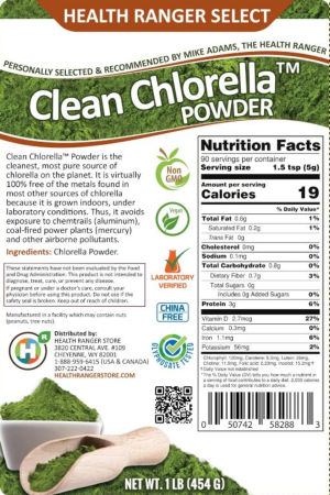 Clean Chlorella Powder