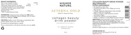 Label for Collagen Beauty Drink Powder with Hyaluronic Acid & Vitamin C