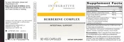 Label for Berberine Complex