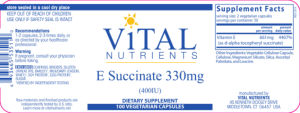 E Succinate 330 mg (400 IU)