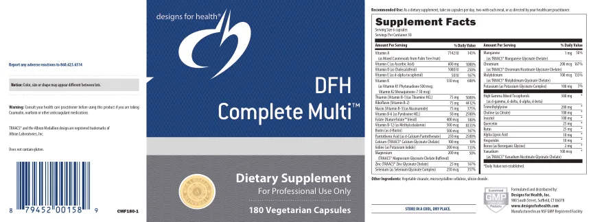 Label for DFH Complete Multi