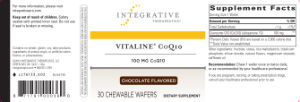 Vitaline CoQ10 100 mg CoQ10 Chocolate Fl