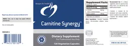 Label for Carnitine Synergy