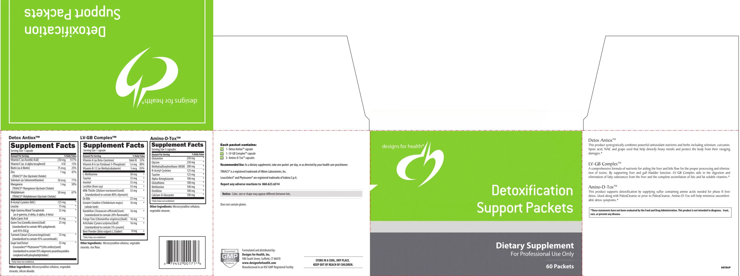 Label for Detox Antiox