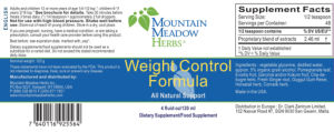 Weight Control Formula
