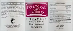 Label for Citramesia Botanical Extracts