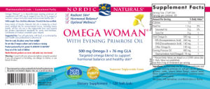 Omega Woman with Evening Primrose Oil