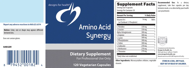 Label for Amino Acid Synergy