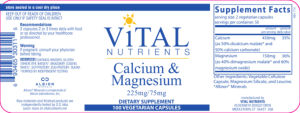 Calcium & Magnesium 225 mg/75 mg